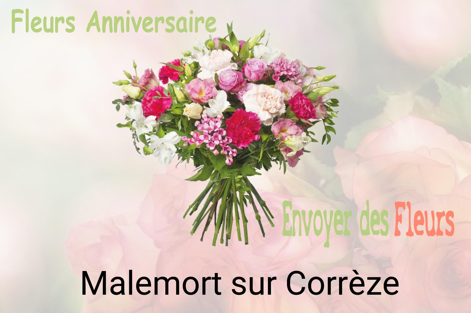 Bouquet de fleurs d’anniversaire livré à Malemort-sur-Corrèze